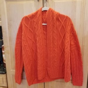7Seasons Cable Knit Open Cardigan Sweater S NWT